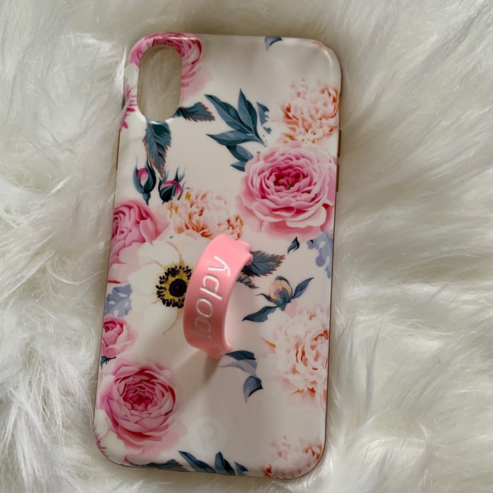 iPhone XS Floral Loopy case